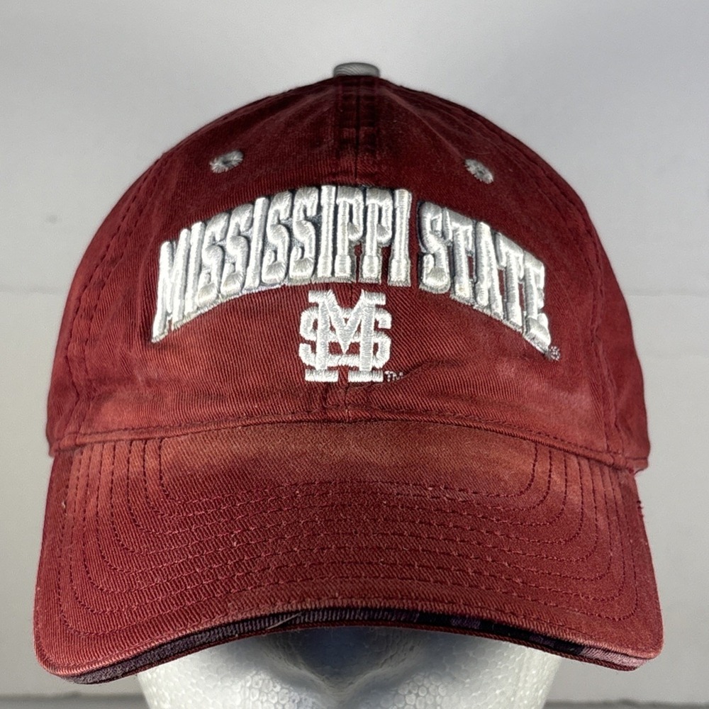 Vtg The Game‎ Mississippi State Bulldogs Red NCAA Strap Back Hat